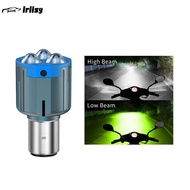 iriisy Motorcycle Headlight Spot Light LED H4 H6 BA20D Headlight Projector Lens Bulb Motorbike Bulb 