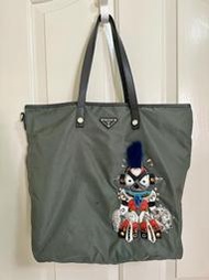 義大利製 Prada 機器人系列 尼龍 真皮 手提包 托特包 側背包