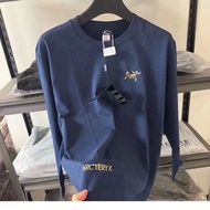 400GSM Heavyweight Cotton T-Shirt Unisex Couple Casual Long Sleeve, Oversized Round Neck Basic Top