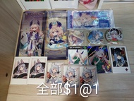 [全埸一蚊一件]NijisanjiEN 彩虹社EN Nina Kosaka 拍立得  新年 櫻花襟章 Reimu聖誕節襟章 Enna Fes卡 潮玩星球 票根