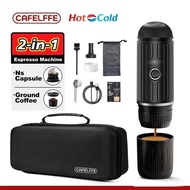 Cafelffe Self-Heating 2 In 1 Portable Coffee Machine 19Bar High Pressure Expresso Coffee Maker for N