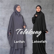 Luvla Telekung L Moslemh, Larifah, Travel Umrah Hajj Instant Sarong With Pokets Plus Size S-3XL Ramadhan Fasting