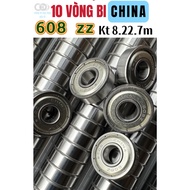 FAN RUNNING PRODUCT [combo of 10 bearings] 608zz CHINA size 8.22.7m buy more