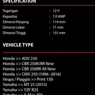 YAMAHA XMAX 250, R25 DRY BATTERY GS ASTRA GTZ8V MF 7.4Ah Original
