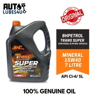 BHP Trans Super 15W40 Mineral 7L - BHP Diesel Engine Oil