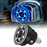 Motorcycle Brake Light Hokage Wheel Eyes Rotating Rainbow Flashing Tail Light Auxiliary Bulb Anime T