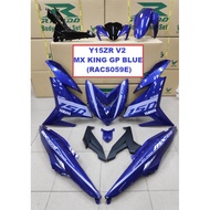 Cover Set Rapido Y15ZR V1 V2 Yamaha MX King GP Color Blue Ysuku Accessories Motor Y15 MxKing King GP Blue Y15ZR