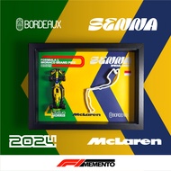 F1 Memento - Mclaren Nando Norris Monaco MCL38 senna special livery 2024