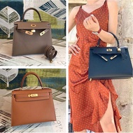 HERMES HERMES HERMES Female Bag Wax Thread Sewing Portable One-Shoulder Messen