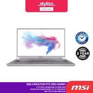 MSI Creator P75 9SD-638MY Laptop (17.3"/I7-9750H+HM370/16GB/512GB SSD/GTX1660TI 6G/W10)
