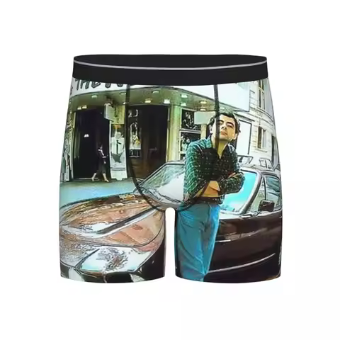 Long Boxer Underpants Shorts Vintage Cool Rowan Atkinson Aka Mr Bean Panties Men's Ventilate Underwe
