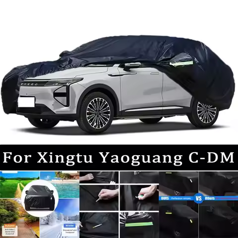 Car Cover For Xingtu Yaoguang C-DM - Outdoor Full Body Protection Waterproof Dustproof Heat-Resistan