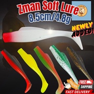 【Xstream】8.5CM/4.8G Zman Clone TPR soft plastic lure fishing bait float umpan casting Haruan Toman