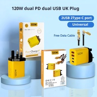 120W Charger + 4-in-1 Charging Cable 65W Type-C Fast Charging Cable, Multi-Function, 4-in-1 Fast Cha