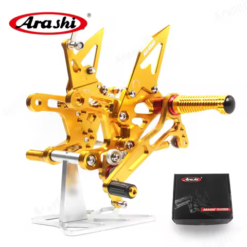 Arashi ZX10R / ABS / KRT 2023 2022 2021 QS CNC Adjustable Footrest Foot Pegs For KAWASAKI Ninja ZX-1