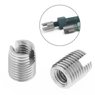 20PCS Self-Tapping Screw Inserts Threaded Inserts Metal Self-Tapping Slotted Screw Inserts Spiral Re