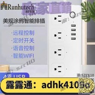 免運專供美規wifi智能排插 Alexa分控延長線Zigbee插座插排