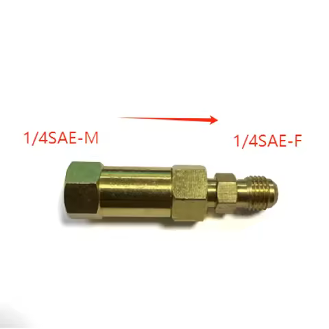 Valve Interface Check Valve External Thread 1 4 SAE For Refrigeration Systems Brass Check Valve For 