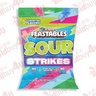 *預購*Feastables Sour Strikes Gummy Candies – Original Assortment 酸味軟糖綜合包 7.5oz / 212g 【810172671065】