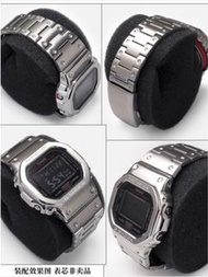 代用G-SHOCK不銹鋼金屬錶殼錶帶GW-5000/5035/M5610/DW5600鋼錶鍊 casio改35週年限量版,霸氣外露!