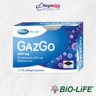 Mega GazGo Simethicone 200mg 10's