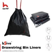b5ive Garbage Bag Household Kitchen Thickened Tear-Free Extraction Drawstring Closing Medium Disposa