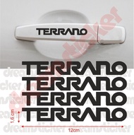 Sticker Stiker Door Handle Pegangan Pintu Mobil Nissan Terrano