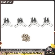 4-Pack 3030 Series 3-Way End Corner Bracket Connector,With Screws For Standard 8Mm T Slot Aluminum E