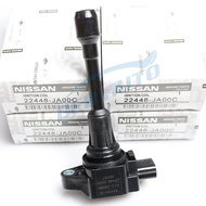 คอยล์จุดระเบิด ของแท้ (ผลิตในญี่ปุ่น) PART NO 22448 - JA00C Nissan Teana J32 VQ2.5 VQ35 Navarre D40