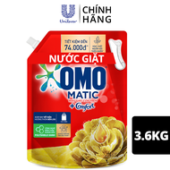 Nước giặt omo matic comfort tinh dầu thơm cửa trên 3.6kg
