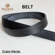 Crazy Horse Leather Belt Material