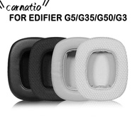 CARNATIOGV 1Pair Ear Cushion, Headphone Accessories Protein Leather Ear Pads, Foam Sponge Replacemen