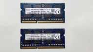 2 PCS of SKhynix 4GB (TOTAL 8GB) 2RX8 PC3L 12800S 1.35V NB RAM