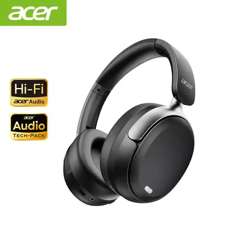 Acer ANC Wireless Headphone Noise Cancelling Hi-Res Spatial Audio Earphone Bluetooth Over Ear Headse