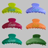 Letter love Hair Clip Clip Niche Hair Clip Clip Back Head Hair Clip Retro Simple Hair Clip Shark Cli