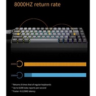 IYX MU68 CNC all-aluminum Esports Magnetic platinum switch RT mode 68-key wooting RGB gaming mechani