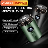 Mini Portable Electric Shaver – Ultra-Thin Blade, Rechargeable Wireless Beard & Hair Razor with Dual
