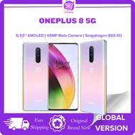 OnePlus 8 5G Mobile Phone 6.55" 90Hz Fluid AMOLED 8GB RAM 128GB ROM Snapdragon 865 Octa Core 30W Qua