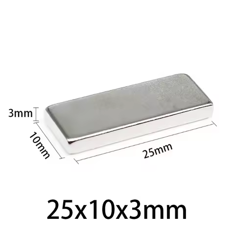N52 25x10x3 30x15x3 Standard Size neodymium Ebike Motor Ebike Bulk Fridge Magnet Magnetic 25*10*3 Ba