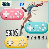 8BitDo Zero 2บลูทูธMiniจอยเกมสำหรับNintendo Switch NS NX LITEใช้กับพอร์ตคอมพิวเตอร์แบบมินิMAC IOS Android Zero2 Edition