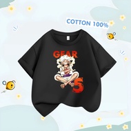 BST Áo One Piece Luffy Gear 5 100% Cotton - Nhiều Mẫu tay ngắn phong cách Nhật Bản