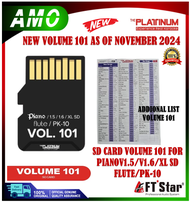 FT STAR (AMO) Platinum Karaoke Volume 101 SD Card for Piano / V1.5/V1.6/Flute/Piano XL SD/PK-10