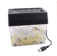 Portable Mini Tabletop USB Paper Shredder Letter Opener Combo