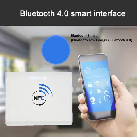 B14C Wireless Contactless 13.56MHz NFC Reader Bluetooth Android RFID Mobile Card Reader Writer (ACR1