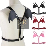BUTIK RINDU (DEVIL) BodyBelt harness rompi aksesoris fashion hallowen metal punk kostum cosplay
