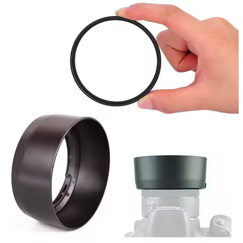 49mm UV Filter ES68 Lens Hood For Canon EF 50mm f/1.8 STM Lens EOS 5D 6D 7D Mark II III IV 90D 80D 7