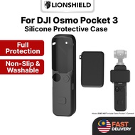 (MY) LionShield DJI Osmo Pocket 3 Full Protective Silicone Case with Anti-Slip Screen Casing Cover P