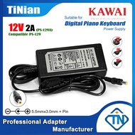 12V 2A AC/DC Adapter PS-129A for Kawai KDP70 KDP75 KDP88 ES110 ES118 ES120 Digital Piano Keyboard VP