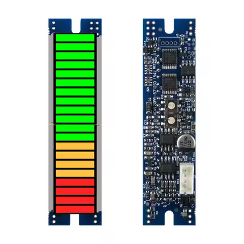 20seg 57mm LED Bargraph Display Module DC5V power supply, 1-5V input signal, 4Red+4Yellow+12Green
