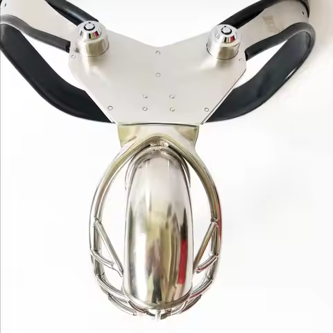 Male Erotic Chastity Cage CB Anti-Cheating Abstinence Stainless Steel Summer Edition Heavy Duty Bond